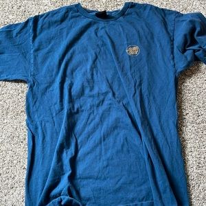 Blue Santa Cruz Rose Shirt